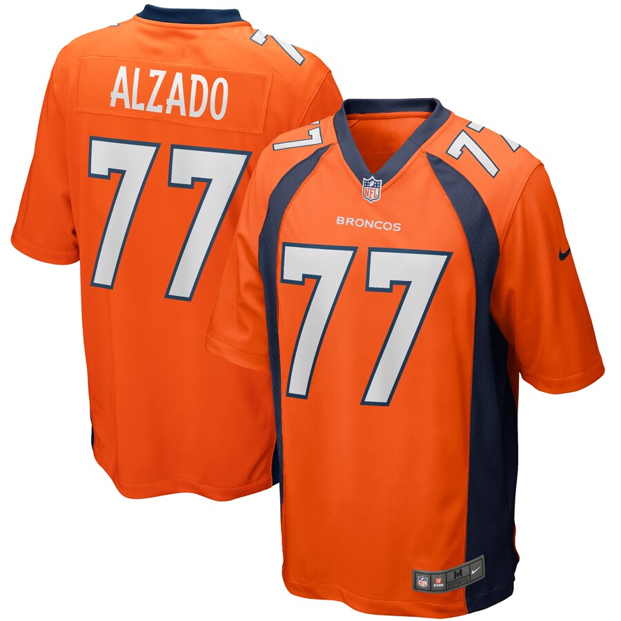 Men's Denver Broncos Lyle Alzado Nike Orange Game Retired Player Jersey - ujerseystore