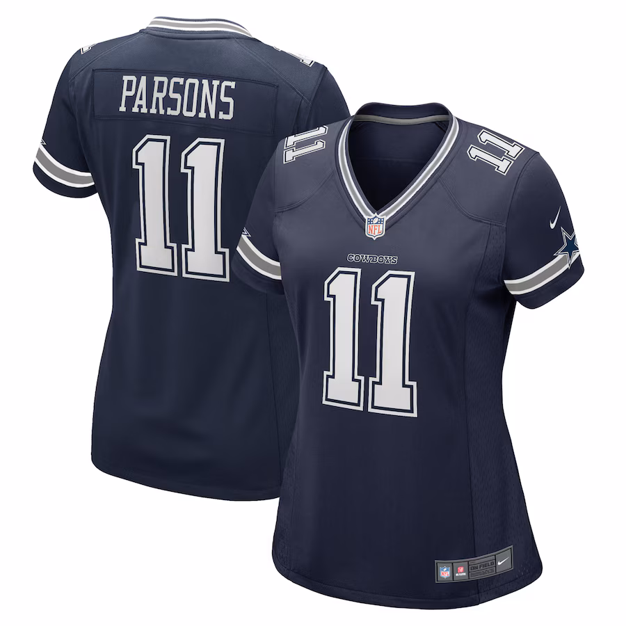 Women's Dallas Cowboys Micah Parsons Nike Navy Game Jersey - ujerseystore