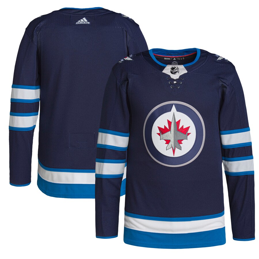 Men's Winnipeg Jets adidas Navy Home Authentic Pro Jersey - ujerseystore