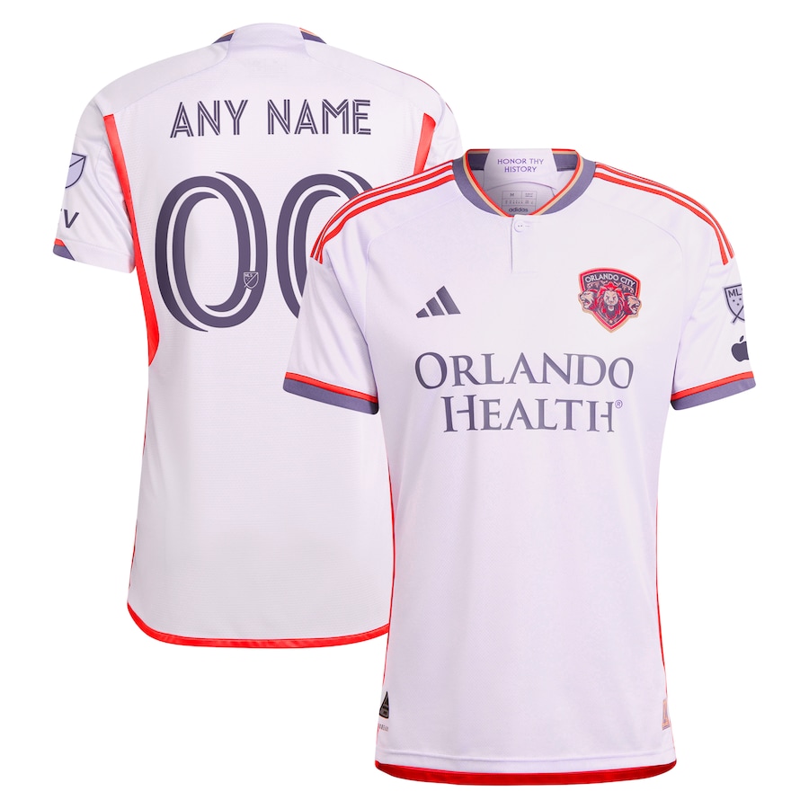 Men's Orlando City SC  adidas Purple 2024 Legacy Kit Authentic Custom Jersey - ujerseystore