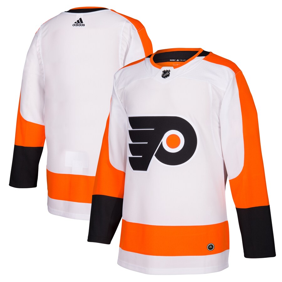 Men's Philadelphia Flyers adidas White Away Authentic Blank Jersey - ujerseystore