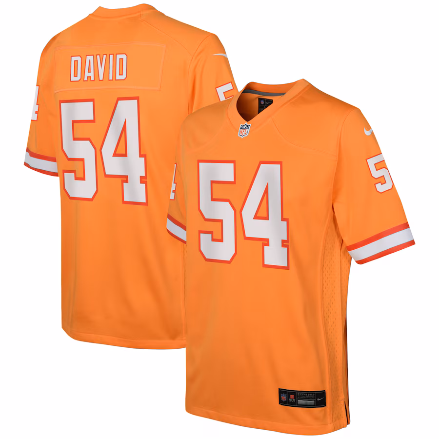 Youth Tampa Bay Buccaneers Lavonte David Nike Orange Game Jersey - ujerseystore