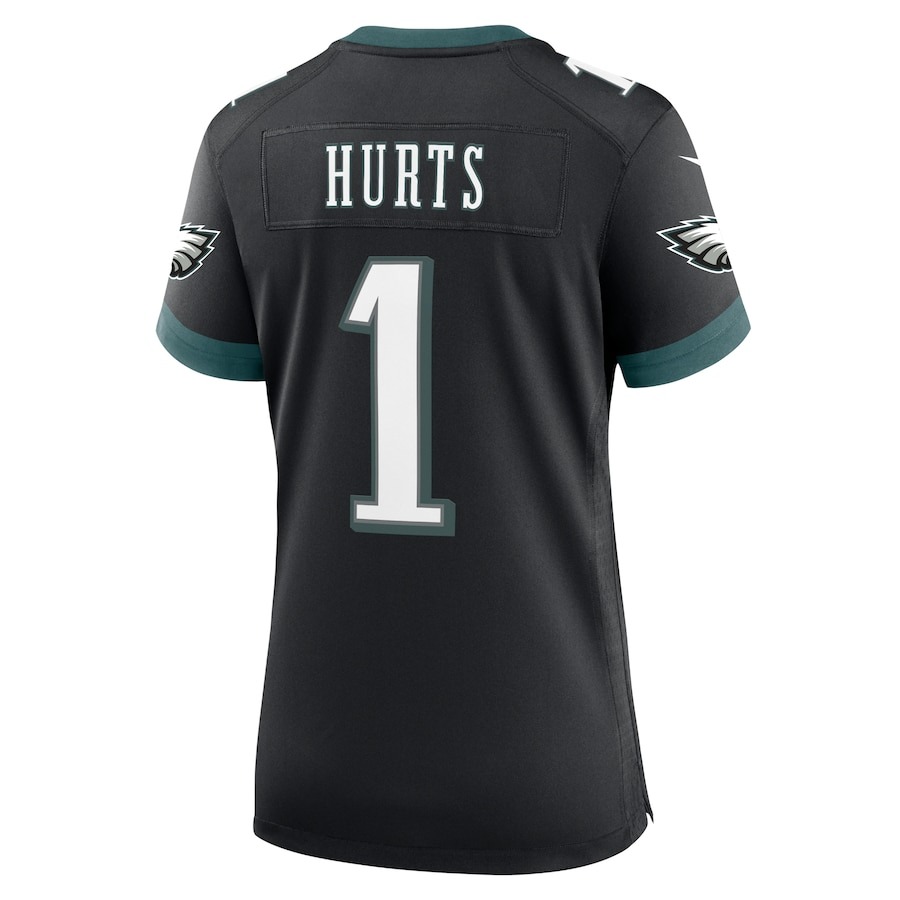 Women's Philadelphia Eagles Jalen Hurts Nike Black Alternate Game Jersey - ujerseystore