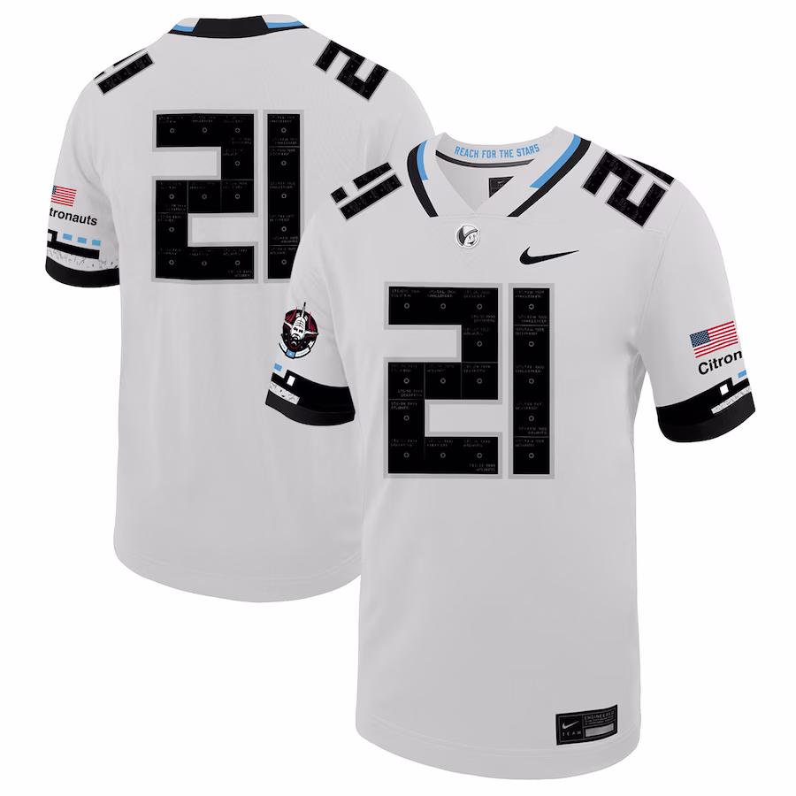 #21 UCF Knights Nike Untouchable Football Jersey - White - ujerseystore