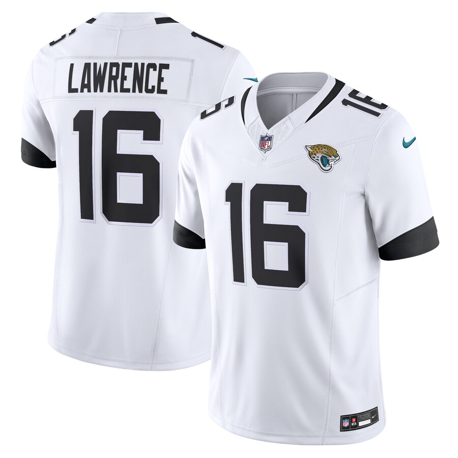 Men's Jacksonville Jaguars Trevor Lawrence Nike White Vapor F.U.S.E. Limited Jersey - ujerseystore
