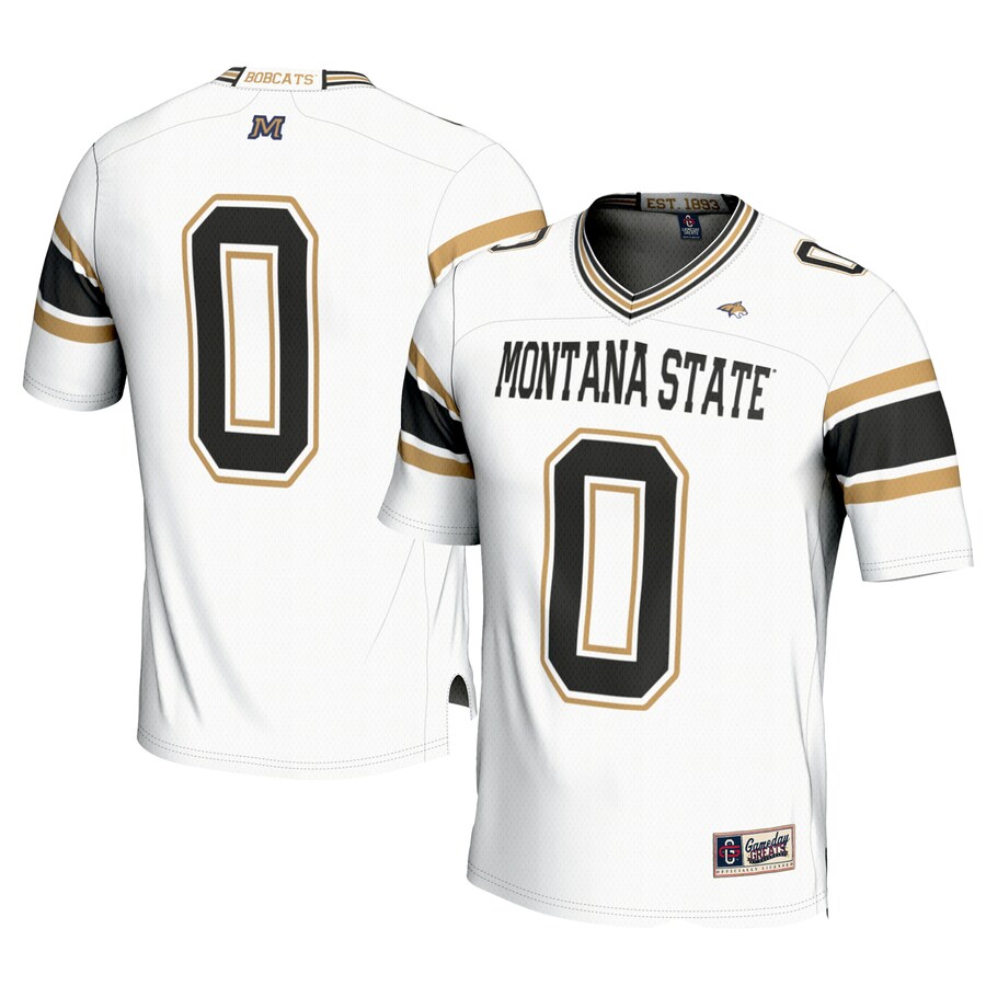 #0 Montana State Bobcats GameDay Greats Football Jersey - White - ujerseystore