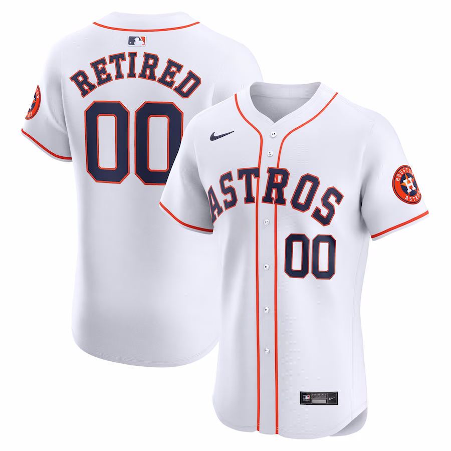 Men's Houston Astros Nike White Home Elite Pick-A-Player Retired Roster Jersey - ujerseystore