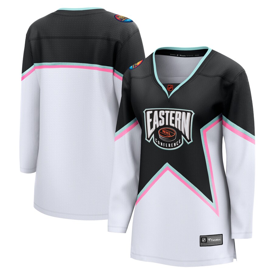 Women's Fanatics Branded Black 2023 NHL All-Star Game Eastern Conference Breakaway Jersey - ujerseystore