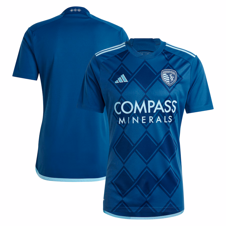 Men's Sporting Kansas City  adidas Navy 2024 Diamonds Our Forever Replica Jersey - ujerseystore