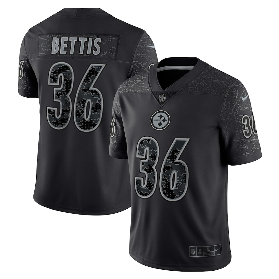 Men's Pittsburgh Steelers Jerome Bettis Nike Black Retired Player RFLCTV Limited Jersey - ujerseystore