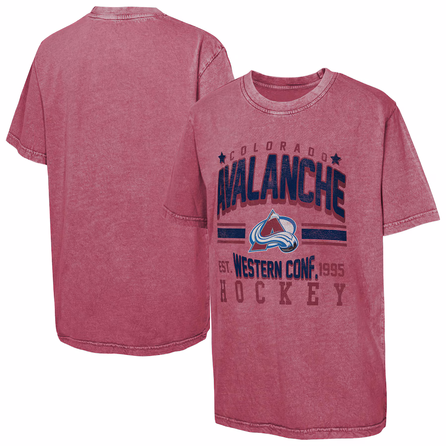 Youth Colorado Avalanche Burgundy Sure Short T-Shirt - ujerseystore