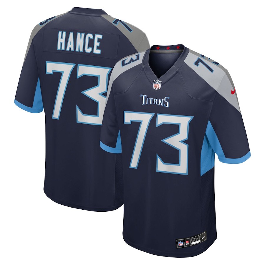 Men's Tennessee Titans Blake Hance Nike Navy Team Game Jersey - ujerseystore