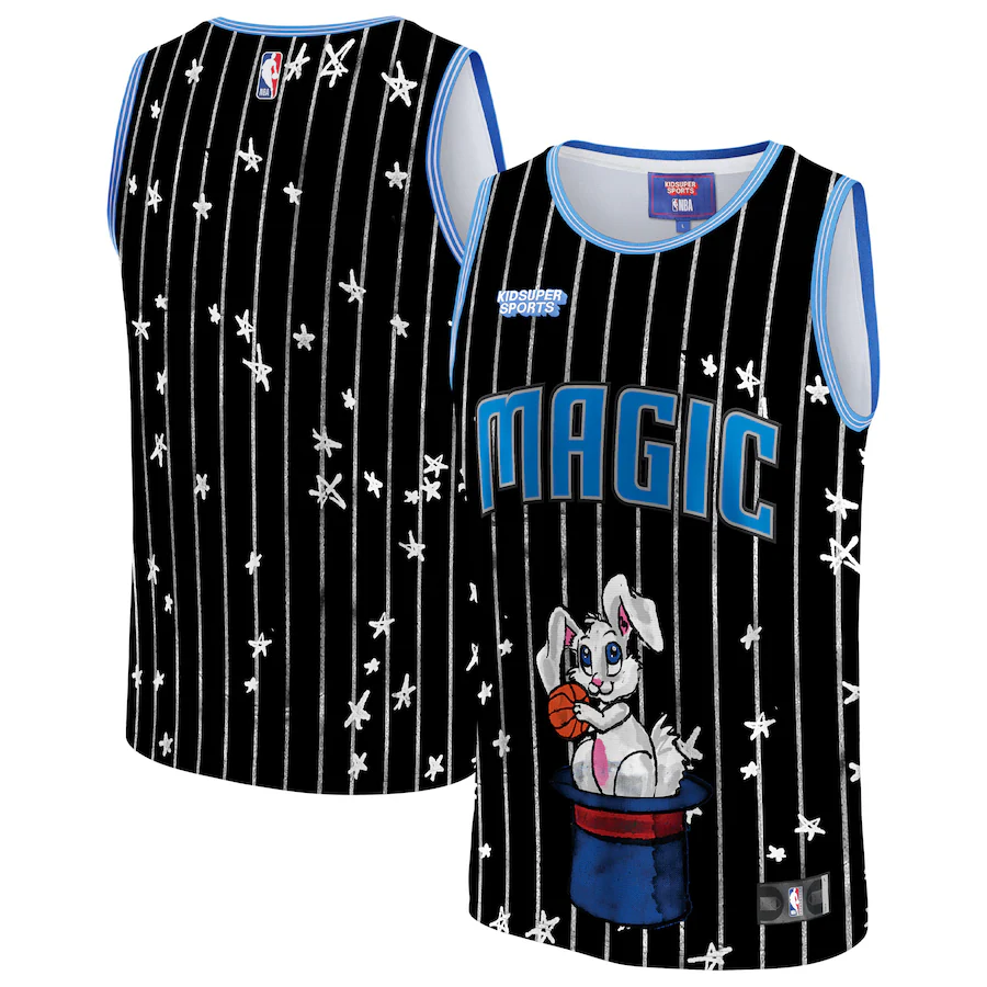 Unisex Orlando Magic NBA & KidSuper Studios by Fanatics Black Hometown Jersey - ujerseystore