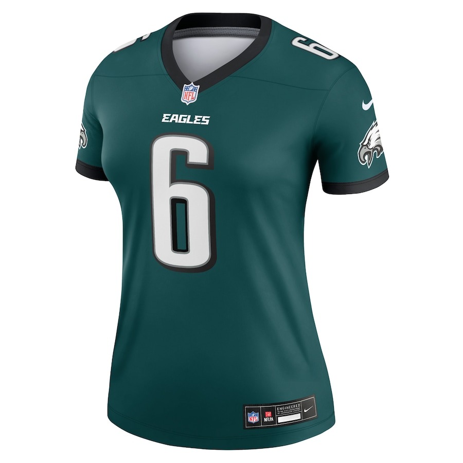 Women's Philadelphia Eagles DeVonta Smith Nike Midnight Green Legend Jersey - ujerseystore