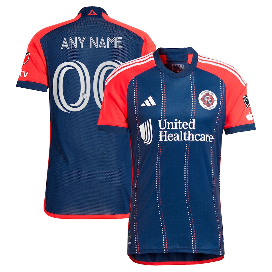 Men's New England Revolution  adidas Navy 2024 Boston Tea Party Authentic Custom Jersey - ujerseystore