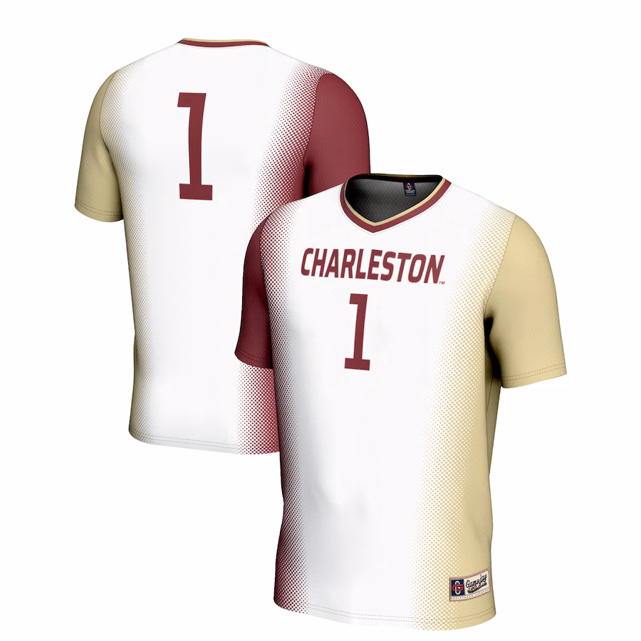 Youth GameDay Greats #1 White Charleston Cougars Lightweight Women's Soccer Jersey - ujerseystore
