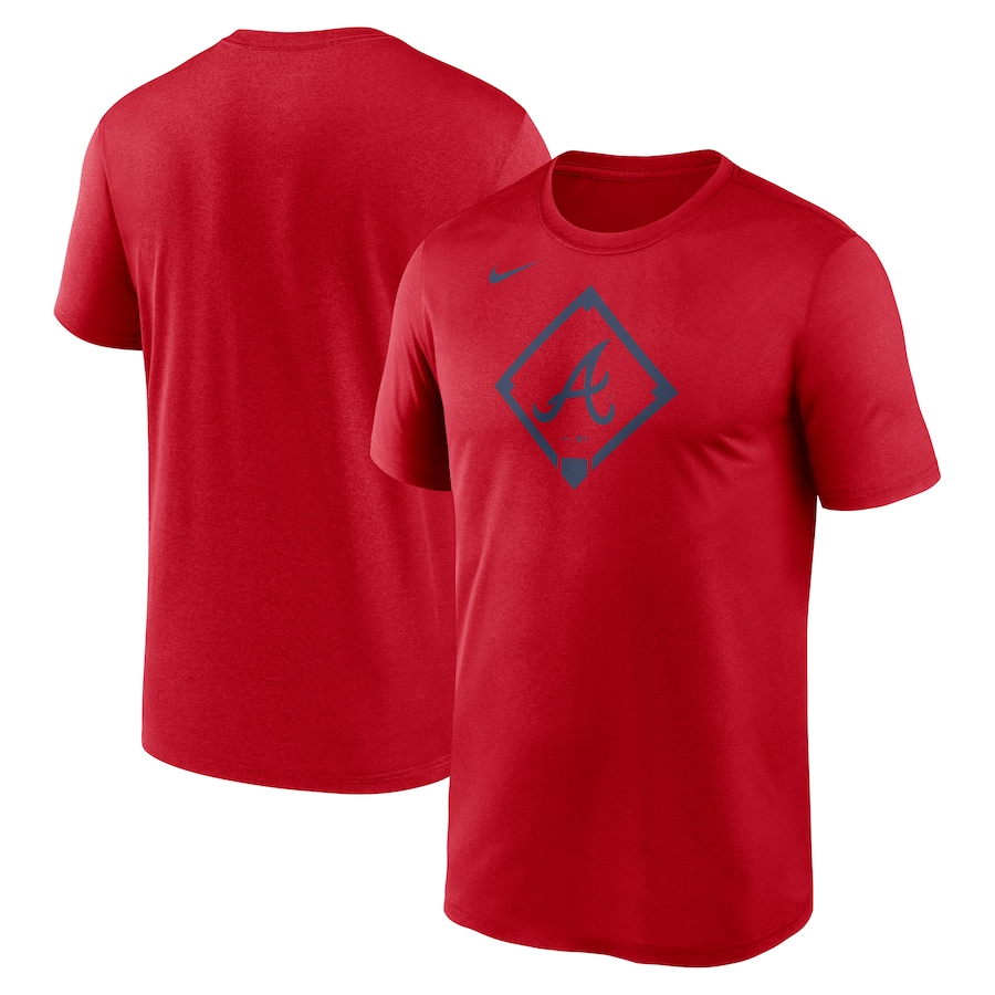 Men's Atlanta Braves Nike Red Icon Legend Performance T-Shirt - ujerseystore