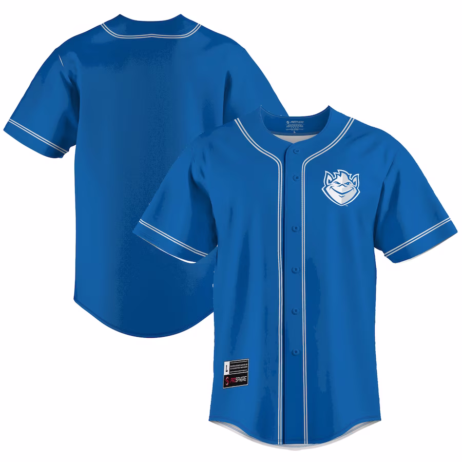 Saint Louis Billikens GameDay Greats  Lightweight Baseball Jersey - Blue - ujerseystore