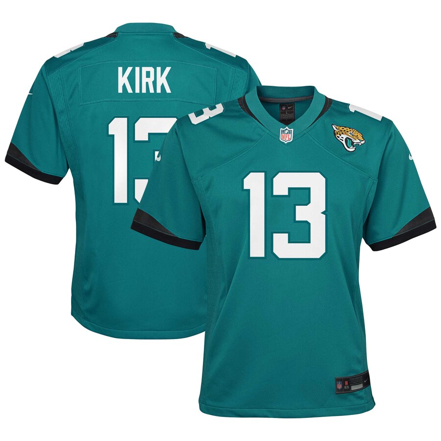 Youth Jacksonville Jaguars Christian Kirk Nike Teal Game Jersey - ujerseystore