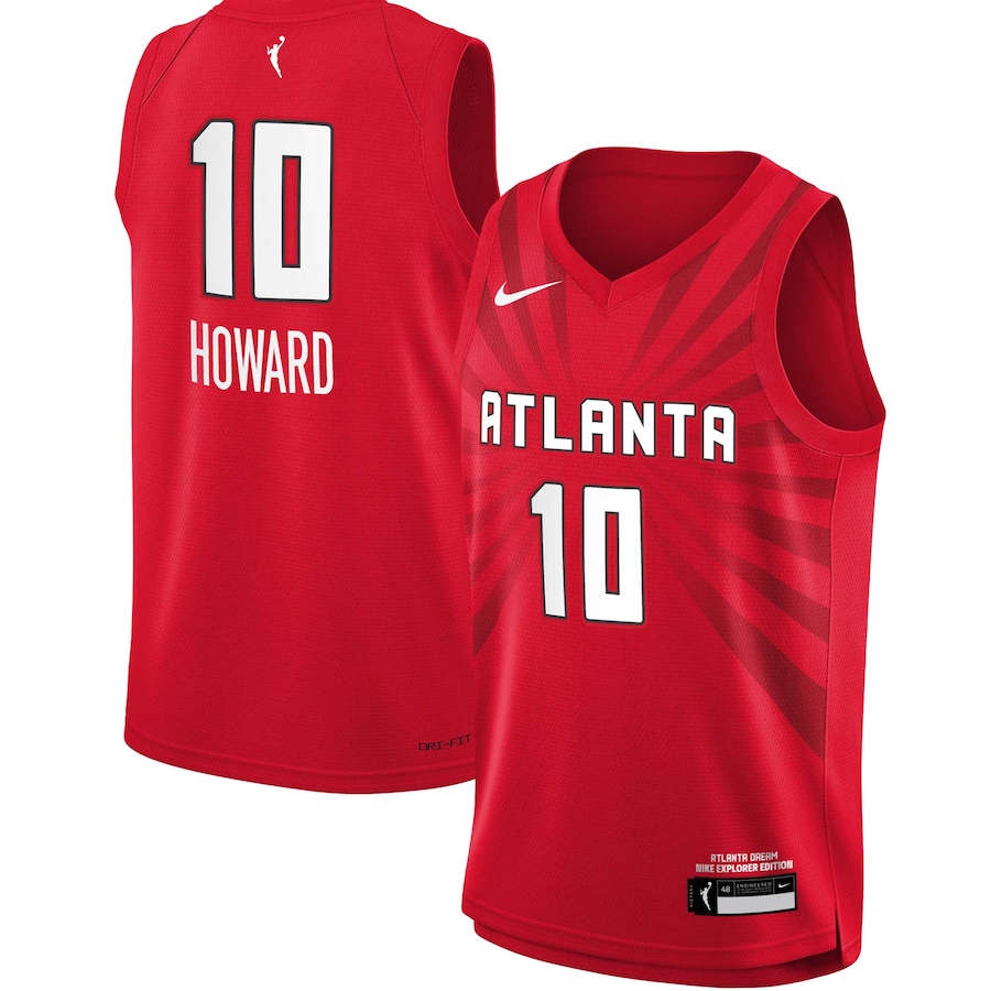 Youth Atlanta Dream Rhyne Howard Nike Red 2021 Explorer Edition Victory Player Jersey - ujerseystore