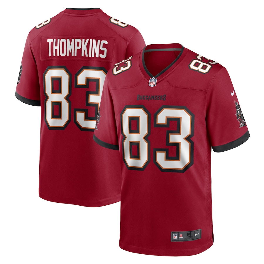 Men's Tampa Bay Buccaneers Deven Thompkins Nike Red Game Player Jersey - ujerseystore