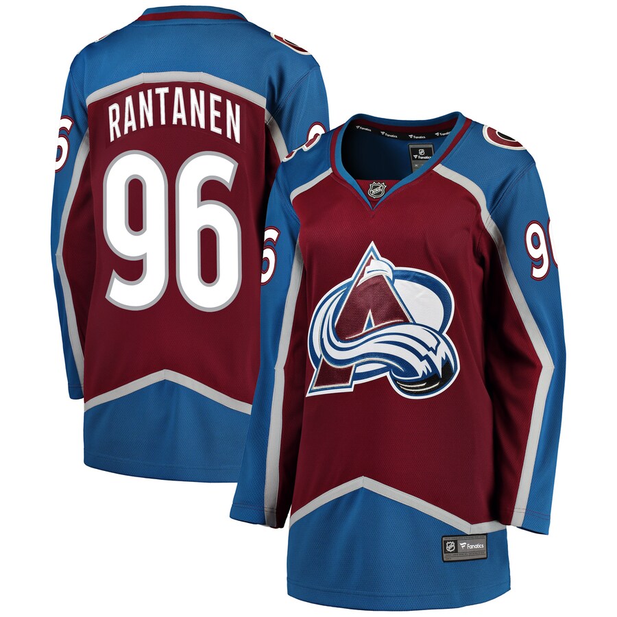 Women's Colorado Avalanche Mikko Rantanen Fanatics Branded Burgundy Breakaway Player Jersey - ujerseystore