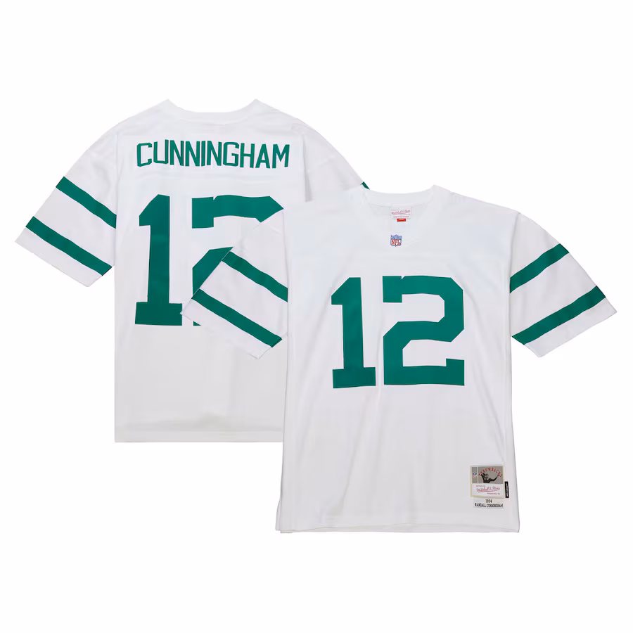 Men's Philadelphia Eagles Randall Cunningham Mitchell & Ness White Legacy Replica Jersey - ujerseystore
