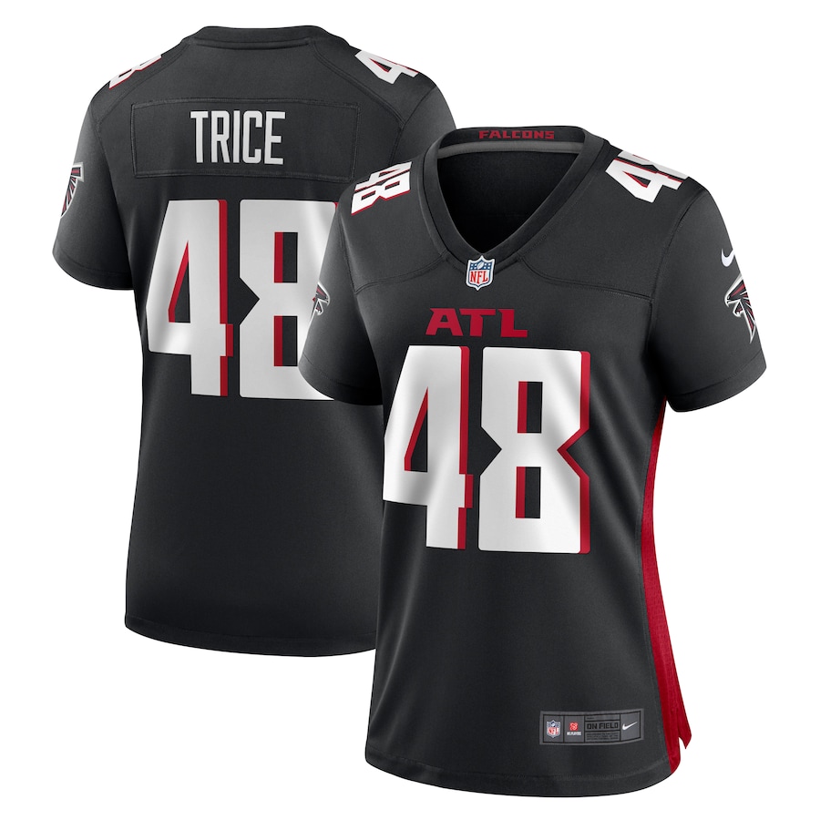 Women's Atlanta Falcons Bralen Trice Nike Black Game Jersey - ujerseystore
