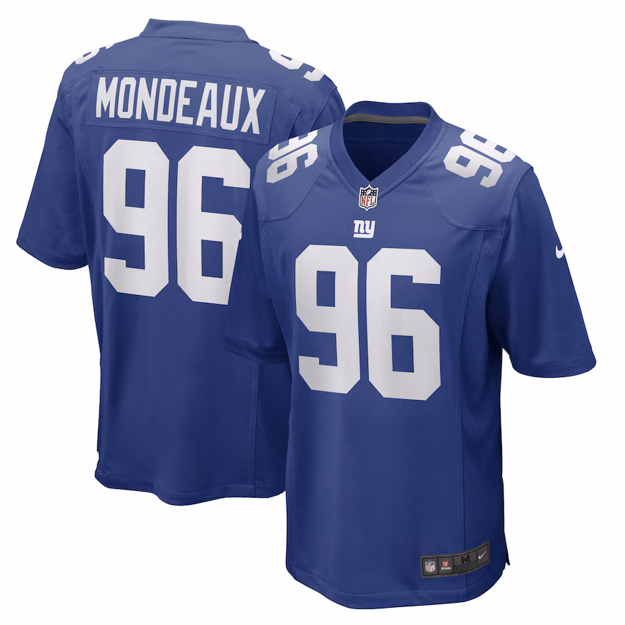 Men's New York Giants Henry Mondeaux Nike Royal Game Player Jersey - ujerseystore