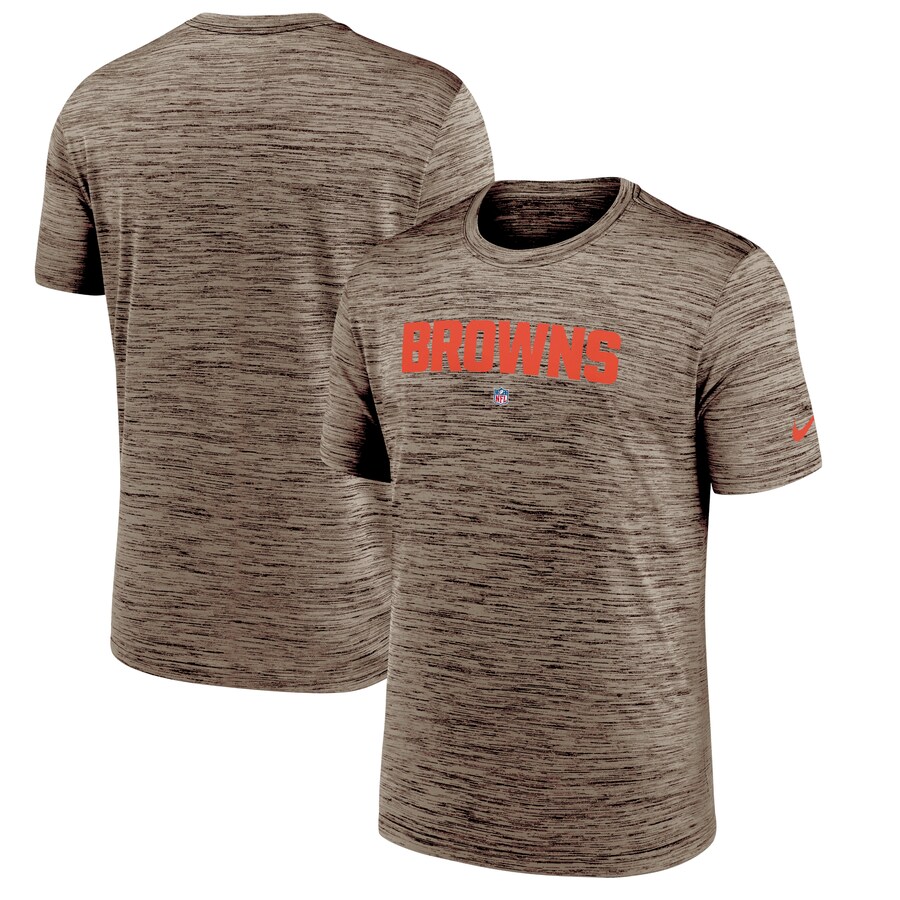 Men's Cleveland Browns Nike Brown Velocity Performance T-Shirt - ujerseystore