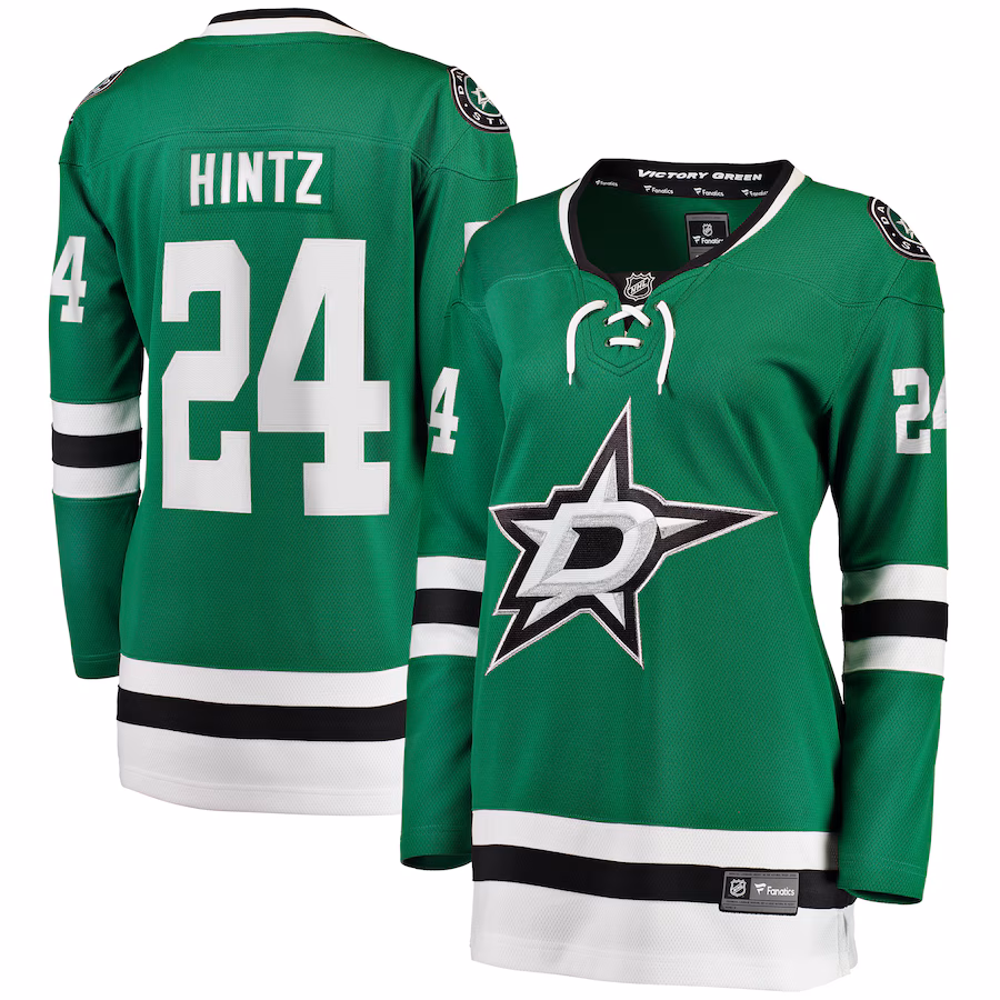 Women's Dallas Stars Roope Hintz Fanatics Kelly Green Home Breakaway Player Jersey - ujerseystore