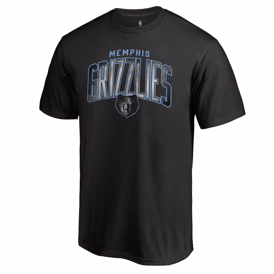 Men's Memphis Grizzlies Black Arch Smoke T-Shirt - ujerseystore