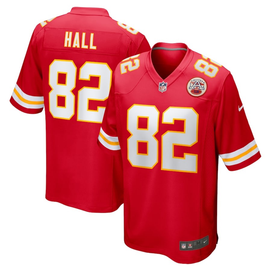 Men's Kansas City Chiefs Dante Hall Nike  Red  Retired Player Game Jersey - ujerseystore