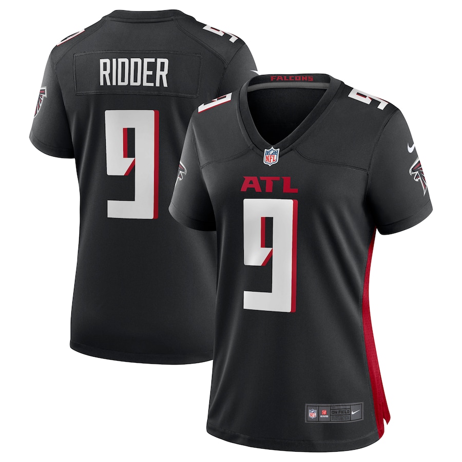 Women's Atlanta Falcons Desmond Ridder Nike Black Game Player Jersey - ujerseystore