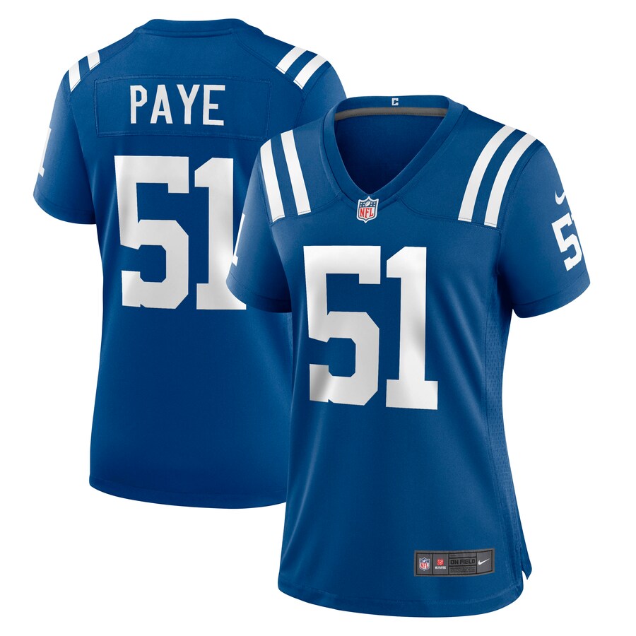 Women's Indianapolis Colts Kwity Paye Nike Royal Game Jersey - ujerseystore