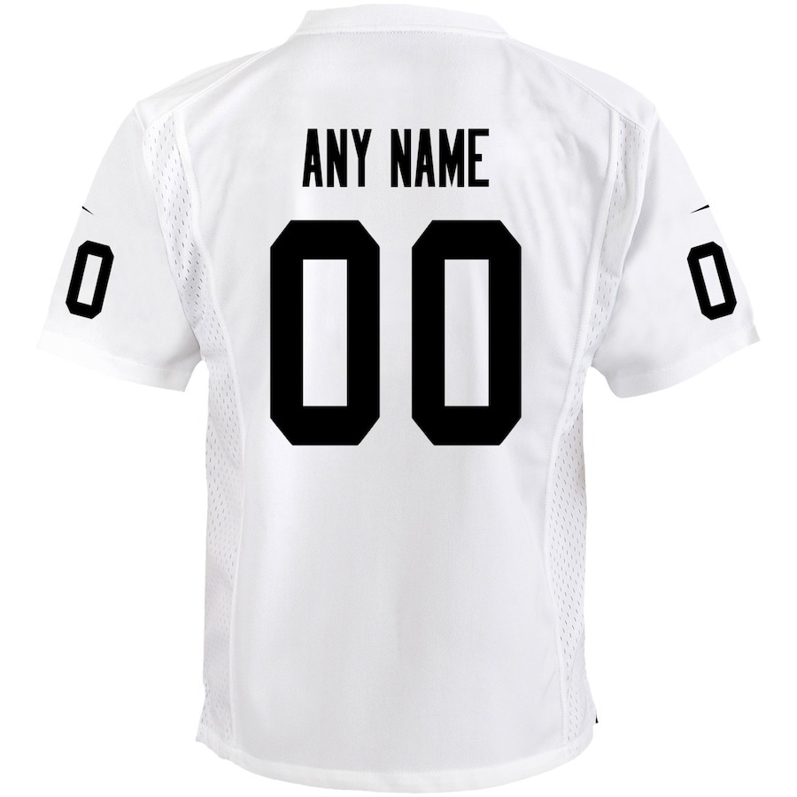 Youth Las Vegas Raiders Nike White Team Custom Game Jersey - ujerseystore