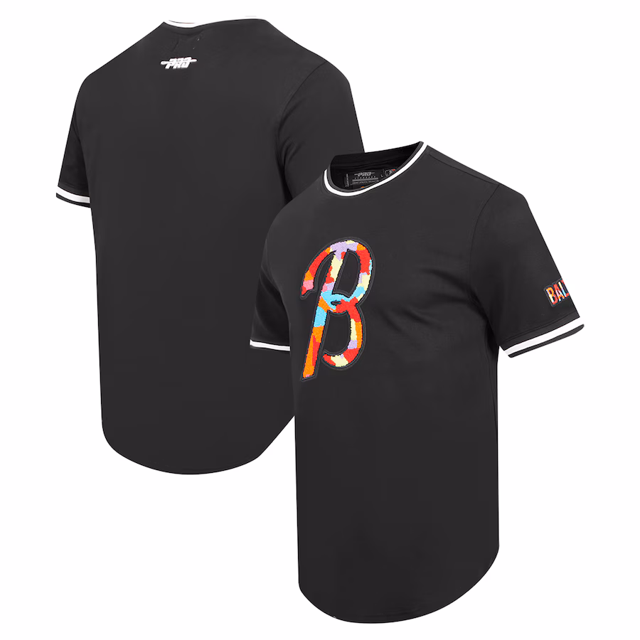 Men's Baltimore Orioles Pro Standard Black City Connect T-Shirt - ujerseystore