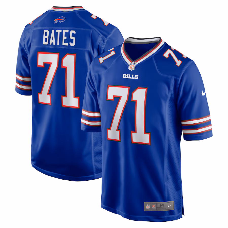 Men's Buffalo Bills Ryan Bates Nike Royal Game Player Jersey - ujerseystore