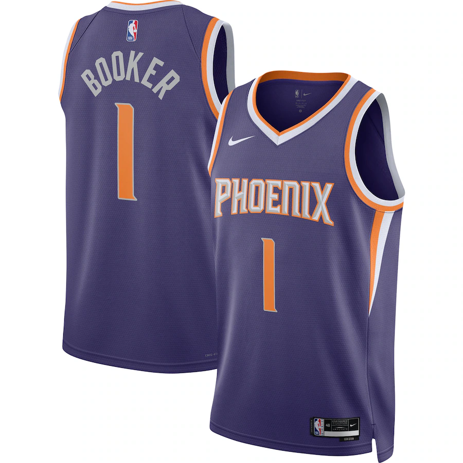 Unisex Phoenix Suns Devin Booker Nike Purple Swingman Jersey - Icon Edition - ujerseystore