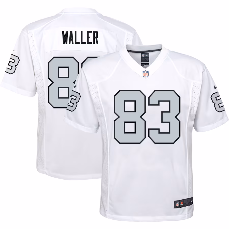 Youth Las Vegas Raiders Darren Waller Nike White Alternate Game Jersey - ujerseystore