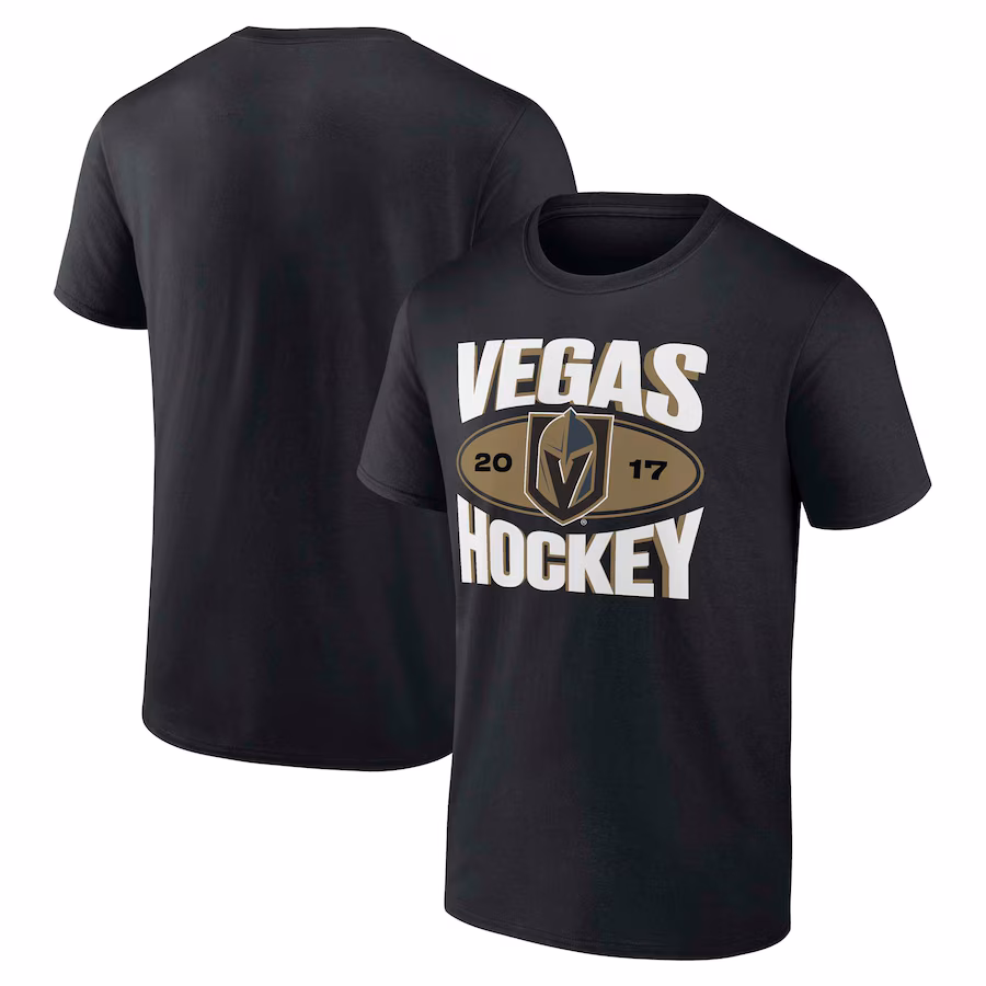 Men's Vegas Golden Knights Fanatics Black Team Pride T-Shirt - ujerseystore