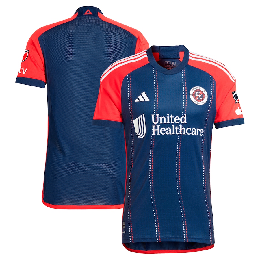 Men's New England Revolution  adidas Navy 2024 Boston Tea Party Authentic Jersey - ujerseystore
