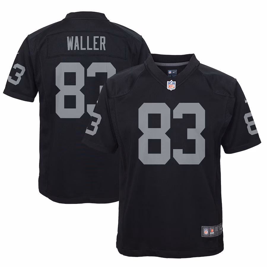Youth Las Vegas Raiders Darren Waller Nike Black Game Jersey - ujerseystore