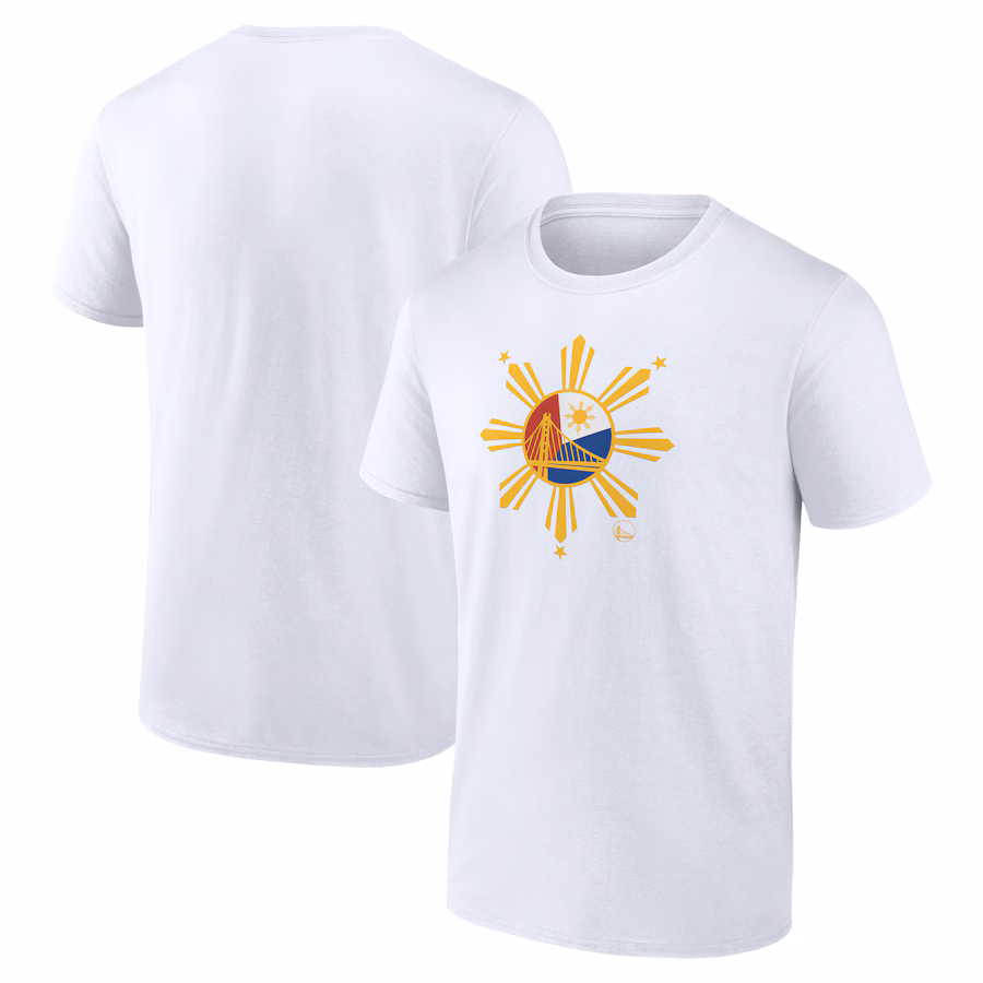 Men's Golden State Warriors  White Heritage T-Shirt - ujerseystore