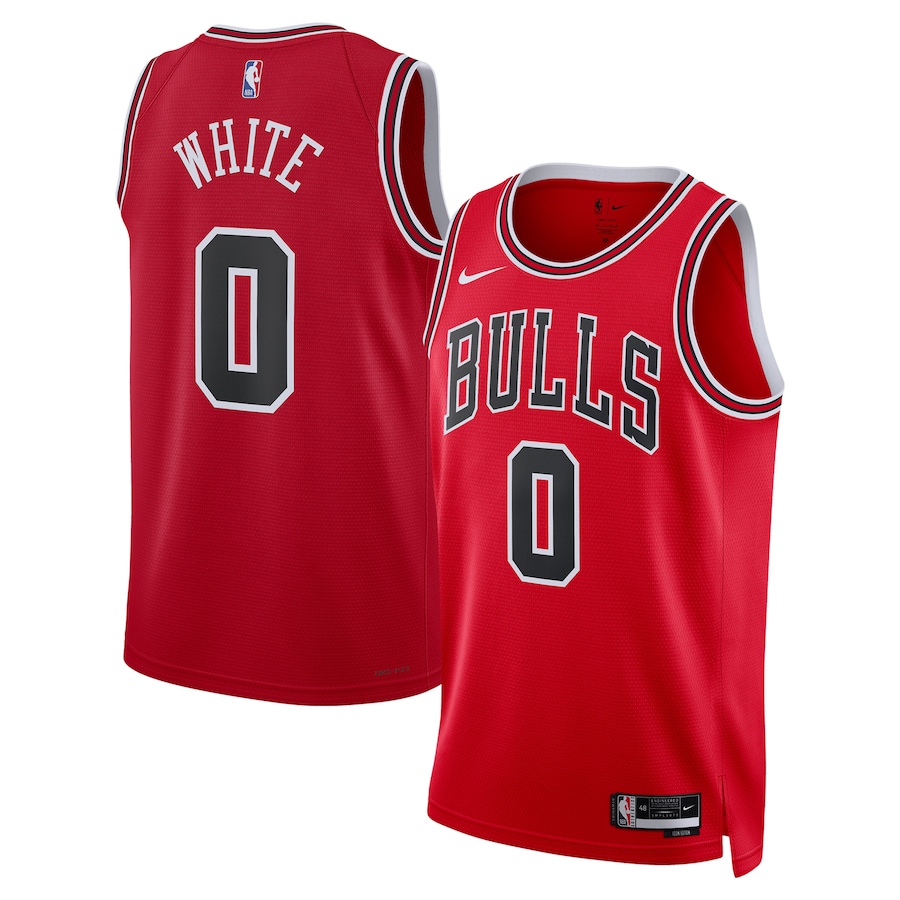 Unisex Chicago Bulls Coby White Nike Red Swingman Jersey - Icon Edition - ujerseystore