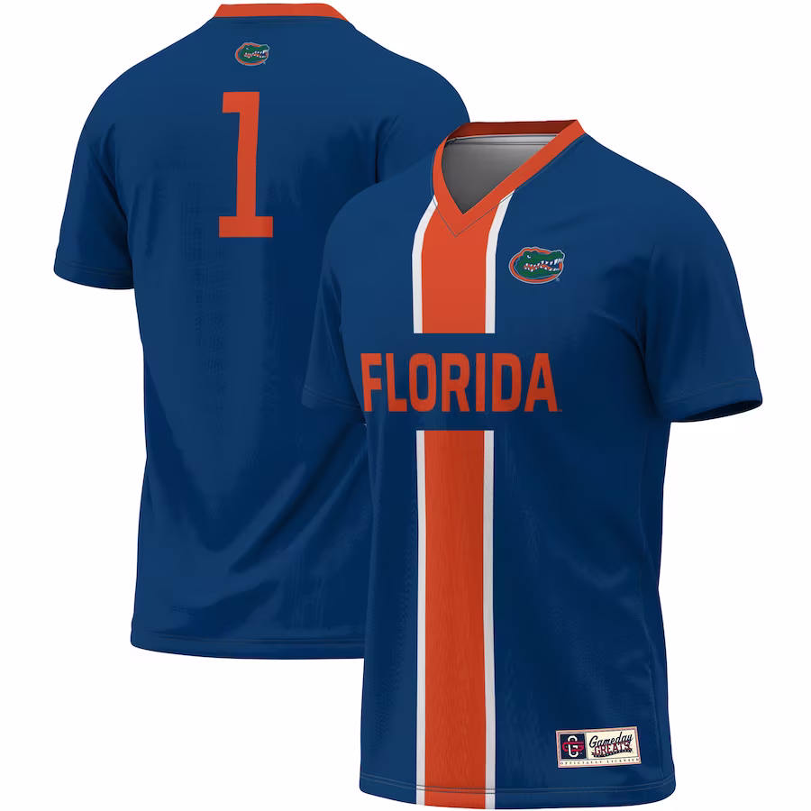 #1 Florida Gators ProSphere Unisex Lightweight Soccer Jersey - Royal - ujerseystore