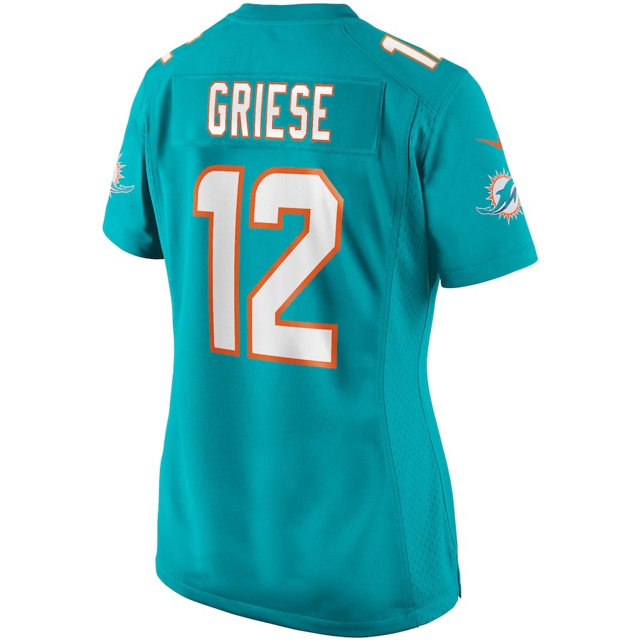 Women's Miami Dolphins Bob Griese Nike Aqua Game Retired Player Jersey - ujerseystore