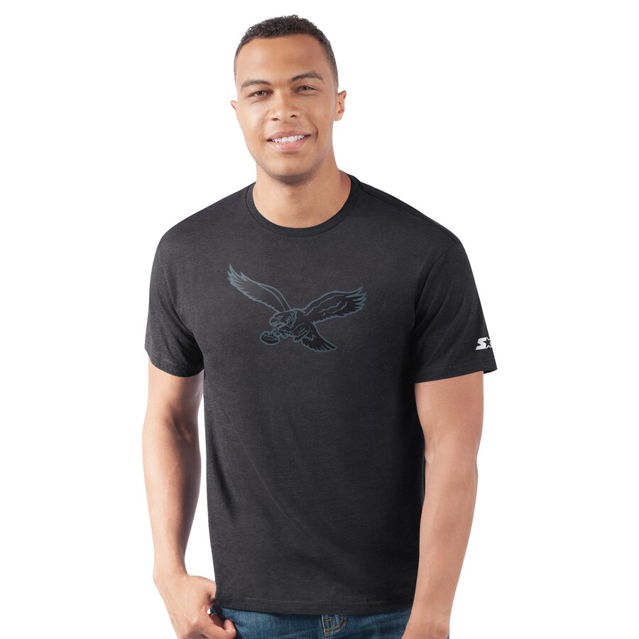 Men's Philadelphia Eagles  Starter Black Prime Time T-Shirt - ujerseystore