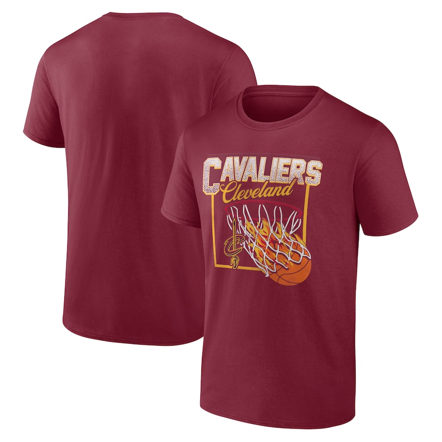 Men's Cleveland Cavaliers Wine Alley Oop T-Shirt - ujerseystore