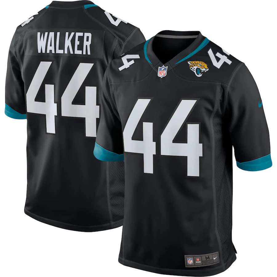 Men's Jacksonville Jaguars Travon Walker Nike Black Player Game Jersey - ujerseystore